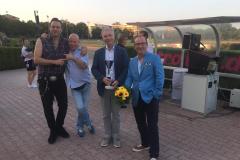 With Sascha (The BossHoss) at Preisverleihung Derby Trabrennbahn Berlin 2018