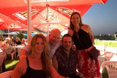 With Sascha (The BossHoss) and Jenny & Stacy Thunes at Trabrennbahn Berlin 2018