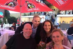 With Sandra Nedeleff, Beate Prahl and Heiko Akrap at Trabrennbahn Berlin 2019